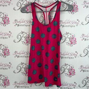 Nike tank top polka dots dotted purple Pink and Blue Polka Dot Tank Top